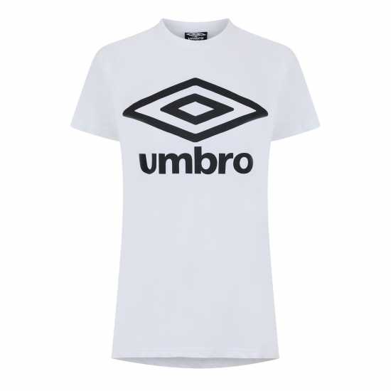 Umbro Diamond Logo T-Shirt Womens Бяло Дамски тениски и фланелки