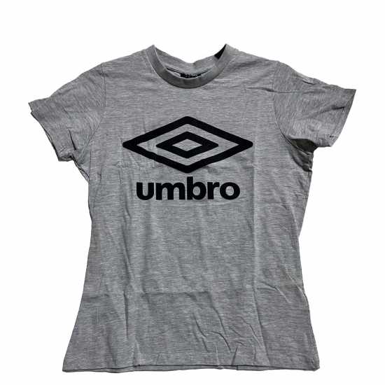 Дамски тениски и фланелки Umbro Diamond Logo T-Shirt Womens Сив марл Umbro Diamond Logo T-Shirt Womens Сив марл Дамски тениски и фланелки