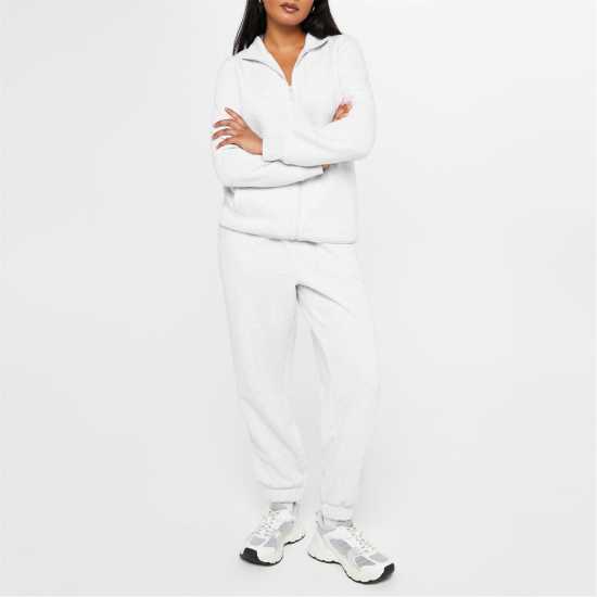 Дамски долнища на анцуг Slazenger Closed Hem Fleece Pants Womens Ледено сиво марл Slazenger Closed Hem Fleece Pants Womens Ледено сиво марл Дамски долнища на анцуг