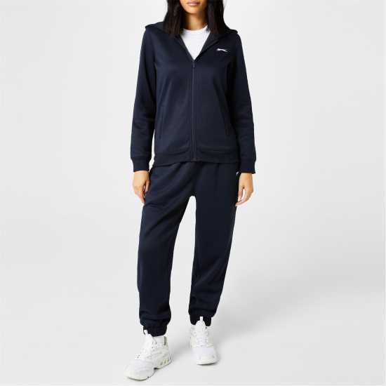 Дамски долнища на анцуг Slazenger Closed Hem Fleece Pants Womens Морска синьо Slazenger Closed Hem Fleece Pants Womens Морска синьо Дамски долнища на анцуг