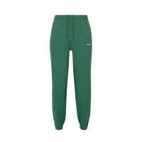 Slazenger Closed Hem Fleece Pants Womens Green Дамски долнища на анцуг