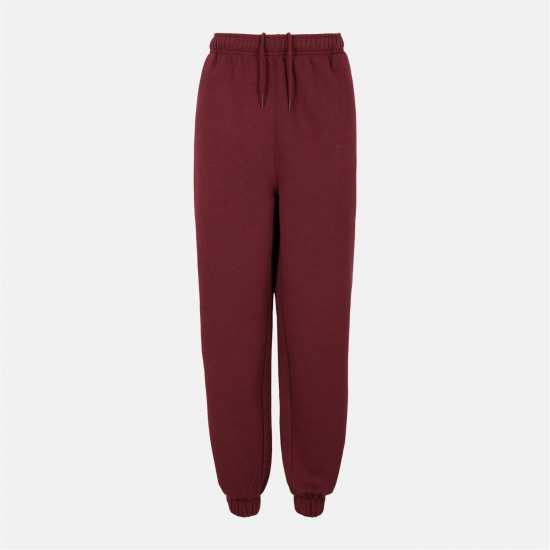 Дамски долнища на анцуг Slazenger Closed Hem Fleece Pants Womens Burgundy Slazenger Closed Hem Fleece Pants Womens Burgundy Дамски долнища на анцуг
