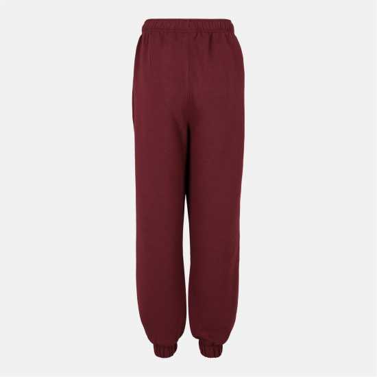 Дамски долнища на анцуг Slazenger Closed Hem Fleece Pants Womens Burgundy Slazenger Closed Hem Fleece Pants Womens Burgundy Дамски долнища на анцуг