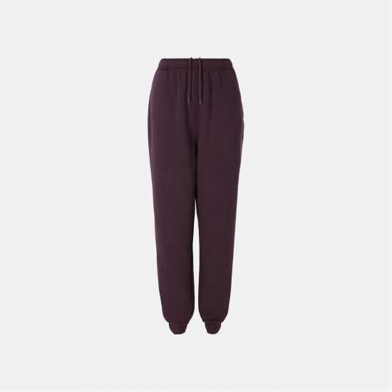 Slazenger Closed Hem Fleece Pants Womens Plum Дамски долнища на анцуг