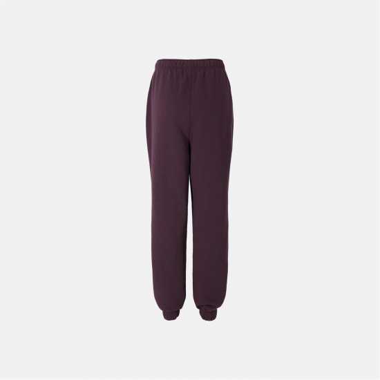 Slazenger Closed Hem Fleece Pants Womens Plum Дамски долнища на анцуг