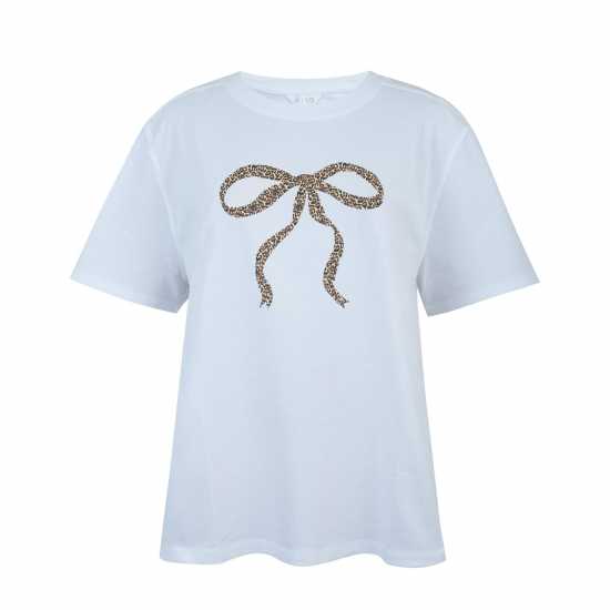 Дамски тениски и фланелки Miso Printed Graphic Ld53 Лък Miso Printed Graphic Ld53 Лък Дамски тениски и фланелки