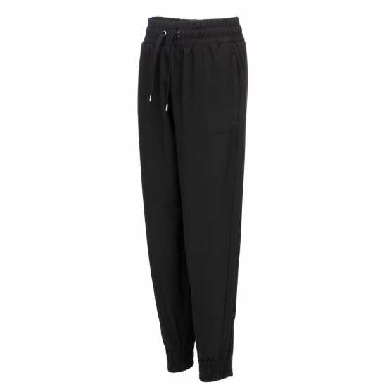 La Gear Текстилно Долнище Дамско Closed Hem Woven Pants Ladies Black Дамско облекло плюс размер