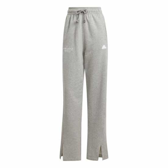 Дамски долнища на анцуг Adidas Signature Graphic Embroidery French Terry Straight Leg Joggers Средно сиво здраве Adidas Signature Graphic Embroidery French Terry Straight Leg Joggers Средно сиво здраве Дамски долнища на анцуг