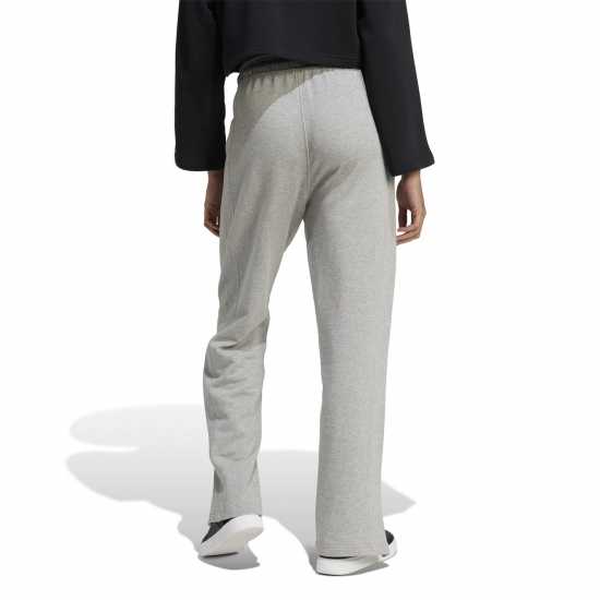 Дамски долнища на анцуг Adidas Signature Graphic Embroidery French Terry Straight Leg Joggers Средно сиво здраве Adidas Signature Graphic Embroidery French Terry Straight Leg Joggers Средно сиво здраве Дамски долнища на анцуг