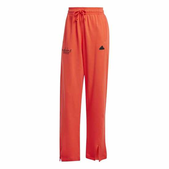 Дамски долнища на анцуг Adidas Signature Graphic Embroidery French Terry Straight Leg Joggers Ярко червено Adidas Signature Graphic Embroidery French Terry Straight Leg Joggers Ярко червено Дамски долнища на анцуг