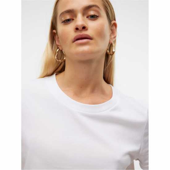Vero Moda Paula T-Shirt Ярко бяло Дамски тениски и фланелки