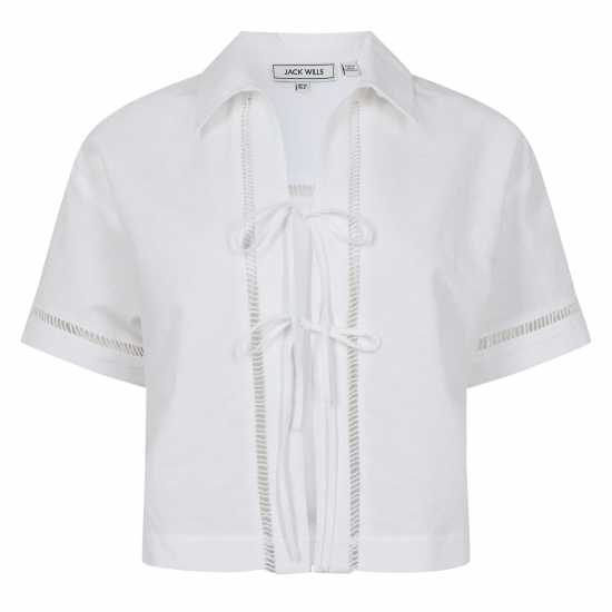 Jack Wills Linen Broderie Shirt Jack Wills Linen Broderie Shirt