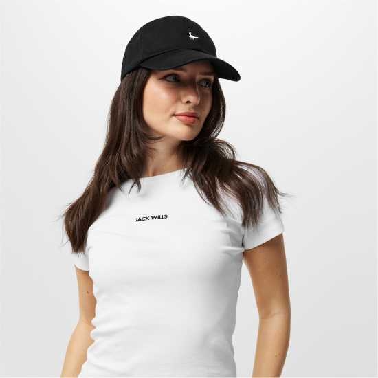 Дамски тениски и фланелки Jack Wills Baby Tee Бяло Jack Wills Baby Tee Бяло Дамски тениски и фланелки