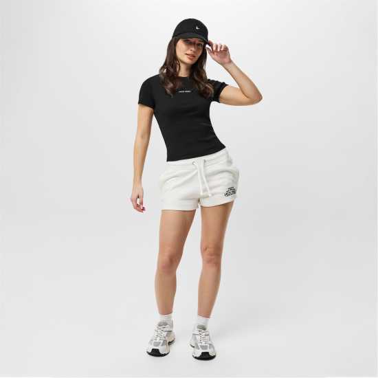 Дамски тениски и фланелки Jack Wills Baby Tee Черно Jack Wills Baby Tee Черно Дамски тениски и фланелки