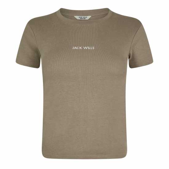 Дамски тениски и фланелки Jack Wills Baby Tee Тоуп Jack Wills Baby Tee Тоуп Дамски тениски и фланелки