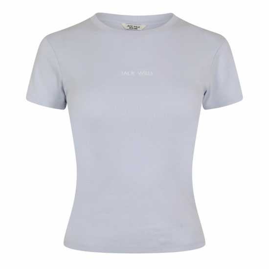 Дамски тениски и фланелки Jack Wills Baby Tee Ледено синьо Jack Wills Baby Tee Ледено синьо Дамски тениски и фланелки