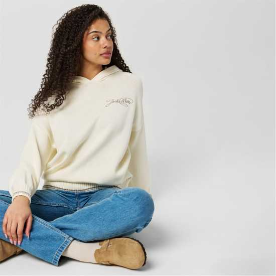 Jack Wills Women's Knitted Hoodie Jack Wills Women's Knitted Hoodie