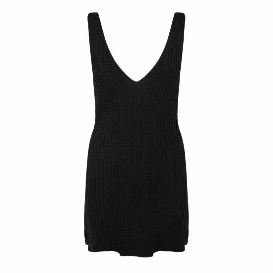 Jack Wills Women's Stitchy V-Neck Mini Knitted Jumper Dress Jack Wills Women's Stitchy V-Neck Mini Knitted Jumper Dress