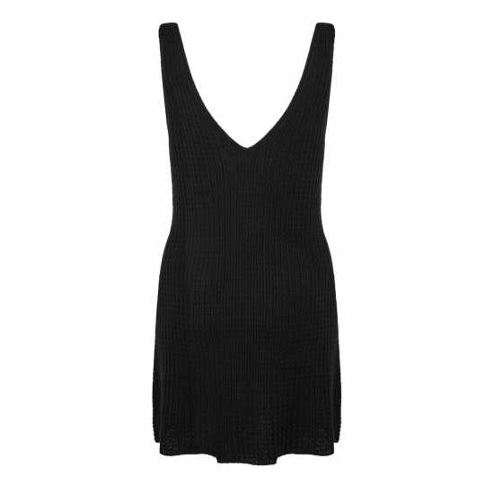 Jack Wills Women's Stitchy V-Neck Mini Knitted Jumper Dress Jack Wills Women's Stitchy V-Neck Mini Knitted Jumper Dress