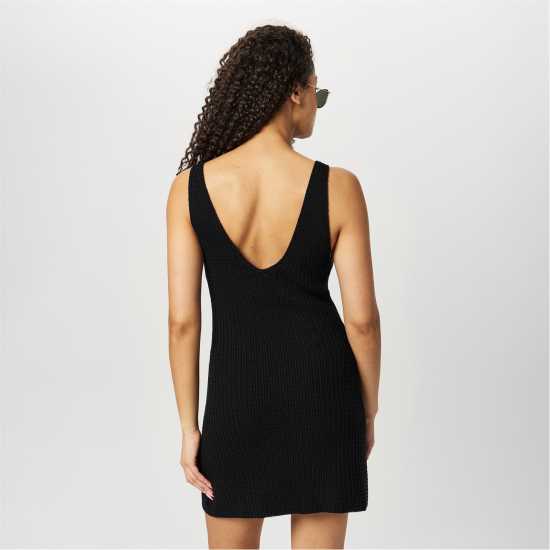 Jack Wills Women's Stitchy V-Neck Mini Knitted Jumper Dress Jack Wills Women's Stitchy V-Neck Mini Knitted Jumper Dress