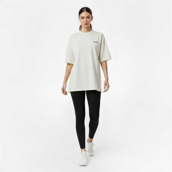 Usa Pro Women's Boyfriend Regular Fit T-Shirt Бяло Usa Pro Women's Boyfriend Regular Fit T-Shirt Бяло