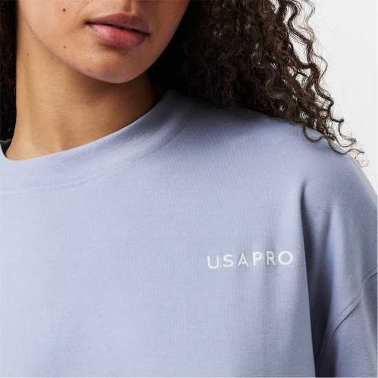 Usa Pro T-Shirt Womens Брунера Синьо Дамски тениски и фланелки
