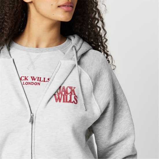 Jack Wills Contrast Zip Hoodie Jack Wills Contrast Zip Hoodie
