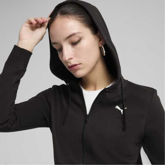 Puma Women's Single Cat Full-Zip Hoodie  