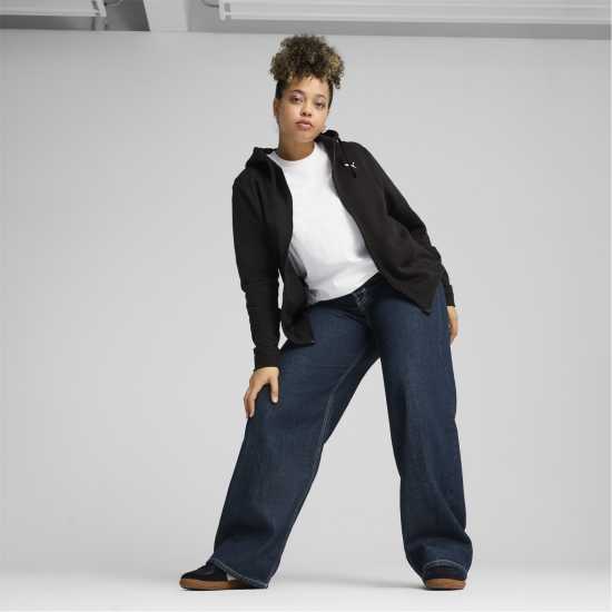 Puma Women's Single Cat Full-Zip Hoodie  