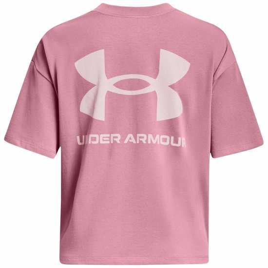 Under Armour Lc Oversized Ss Ld34 Pink Дамски тениски и фланелки