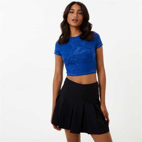 Дамски тениски и фланелки Jack Wills Printed Baby Tee Jack Wills Printed Baby Tee Дамски тениски и фланелки