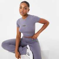 Дамски тениски и фланелки Jack Wills Logo Baby Tee Тъмно сиво Jack Wills Logo Baby Tee Тъмно сиво Дамски тениски и фланелки