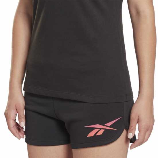Reebok Vector T-Shirt Womens Black Дамски тениски и фланелки