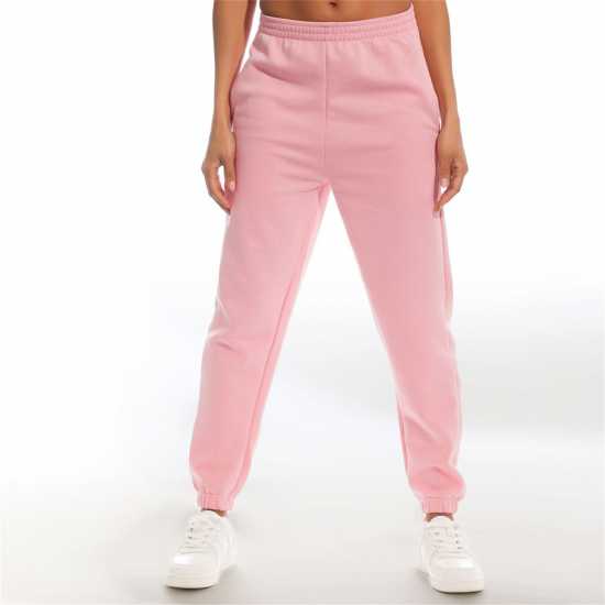 Дамски долнища на анцуг Light And Shade High Waist Cuffed Joggers Ladies Розово Light And Shade High Waist Cuffed Joggers Ladies Розово Дамски долнища на анцуг