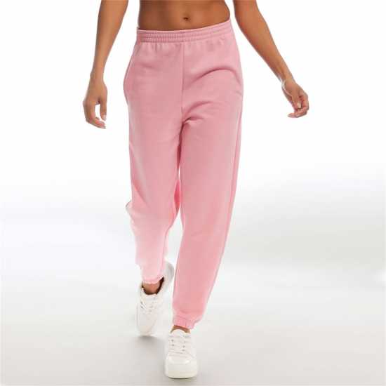 Дамски долнища на анцуг Light And Shade High Waist Cuffed Joggers Ladies Розово Light And Shade High Waist Cuffed Joggers Ladies Розово Дамски долнища на анцуг