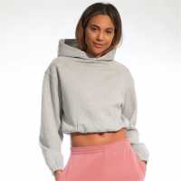 Light And Shade Cropped Hooded Top Ladies