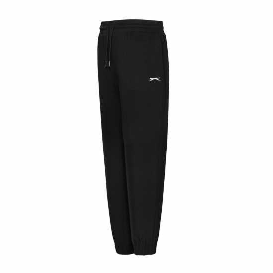 Дамски долнища на анцуг Slazenger Interlock Closed Hem Pant Womens Черно Slazenger Interlock Closed Hem Pant Womens Черно Дамски долнища на анцуг