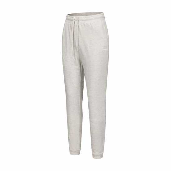Slazenger Interlock Closed Hem Pant Womens Ice Grey Marl Дамски долнища на анцуг