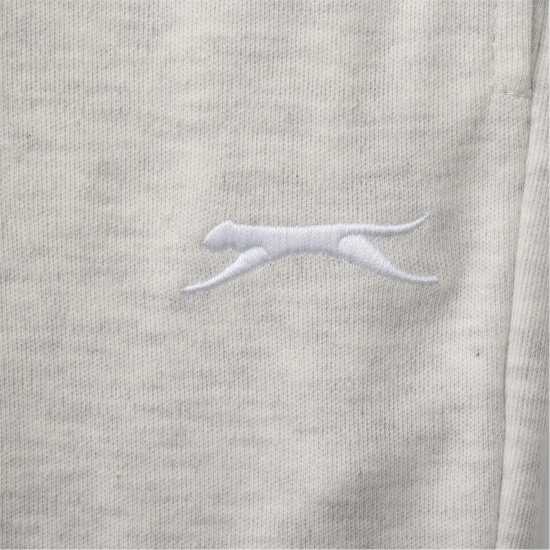 Slazenger Interlock Closed Hem Pant Womens Ice Grey Marl Дамски долнища на анцуг