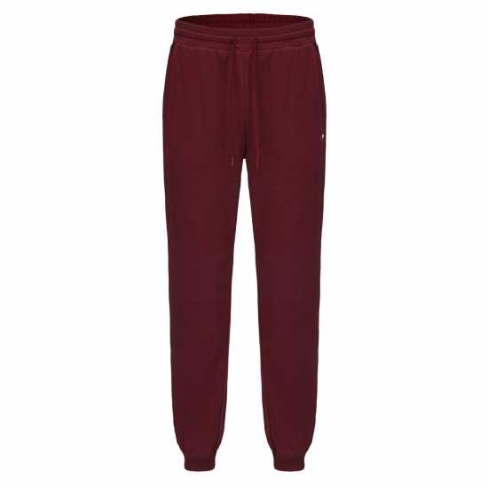 Slazenger Interlock Closed Hem Pant Womens Бордово Дамски долнища на анцуг