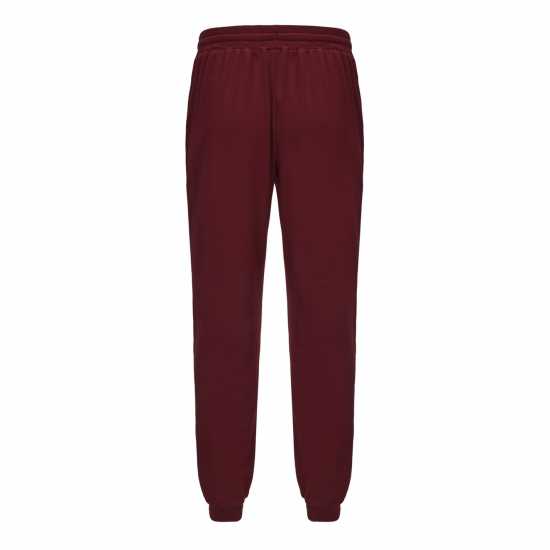 Slazenger Interlock Closed Hem Pant Womens Бордово Дамски долнища на анцуг