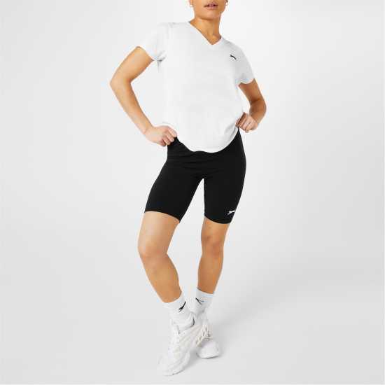 Дамски тениски и фланелки Slazenger Тениска Ladies V Neck Tee Shirt Бяло Slazenger Тениска Ladies V Neck Tee Shirt Бяло Дамски тениски и фланелки