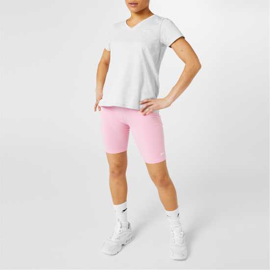 Дамски тениски и фланелки Slazenger Тениска Ladies V Neck Tee Shirt Ледено сиво марл Slazenger Тениска Ladies V Neck Tee Shirt Ледено сиво марл Дамски тениски и фланелки