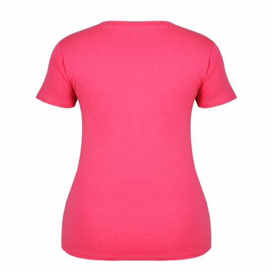 Дамски тениски и фланелки Slazenger Тениска Ladies V Neck Tee Shirt Ярко розово Slazenger Тениска Ladies V Neck Tee Shirt Ярко розово Дамски тениски и фланелки