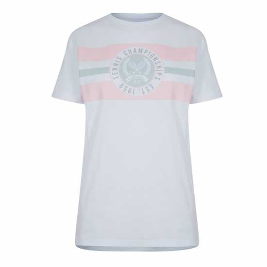 Ellesse Womens Maglie T-Shirt White Дамски тениски и фланелки