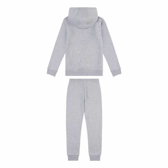 Lyle And Scott Joggers And Hoodie Set Juniors Сива Хизър 
