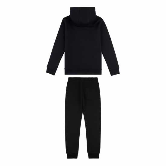 Lyle And Scott Joggers And Hoodie Set Juniors Черно 