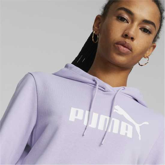 Puma W Ess Logo Hood Ld34 Vivid Violet Дамски суичъри и блузи с качулки