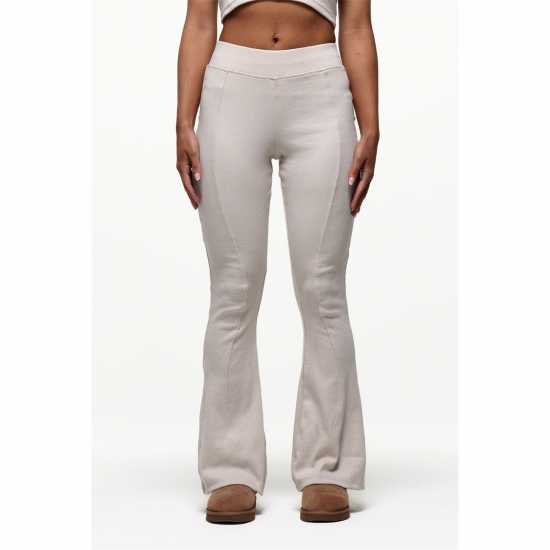 Good For Nothing Ribbed Leggings Cream  Дамско трико и клинове