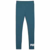 Puma Logo Leggings (S) Зелено Дамско трико и клинове